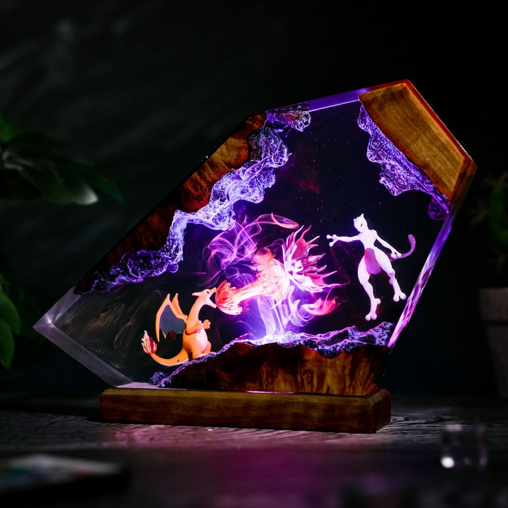 Charizard vs Mewtwo Pokémon Lamp 3 Charizard vs Mewtwo Pokémon Lamp