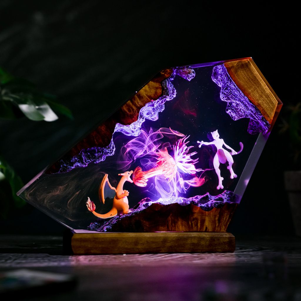 Charizard vs Mewtwo Pokémon Lamp 2 Charizard vs Mewtwo Pokémon Lamp