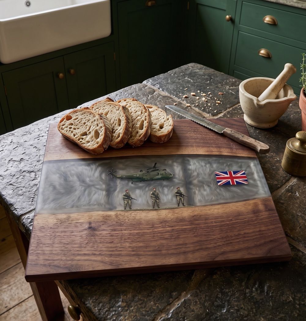 Military Resin Serving Board 4 Military Resin Serving Board