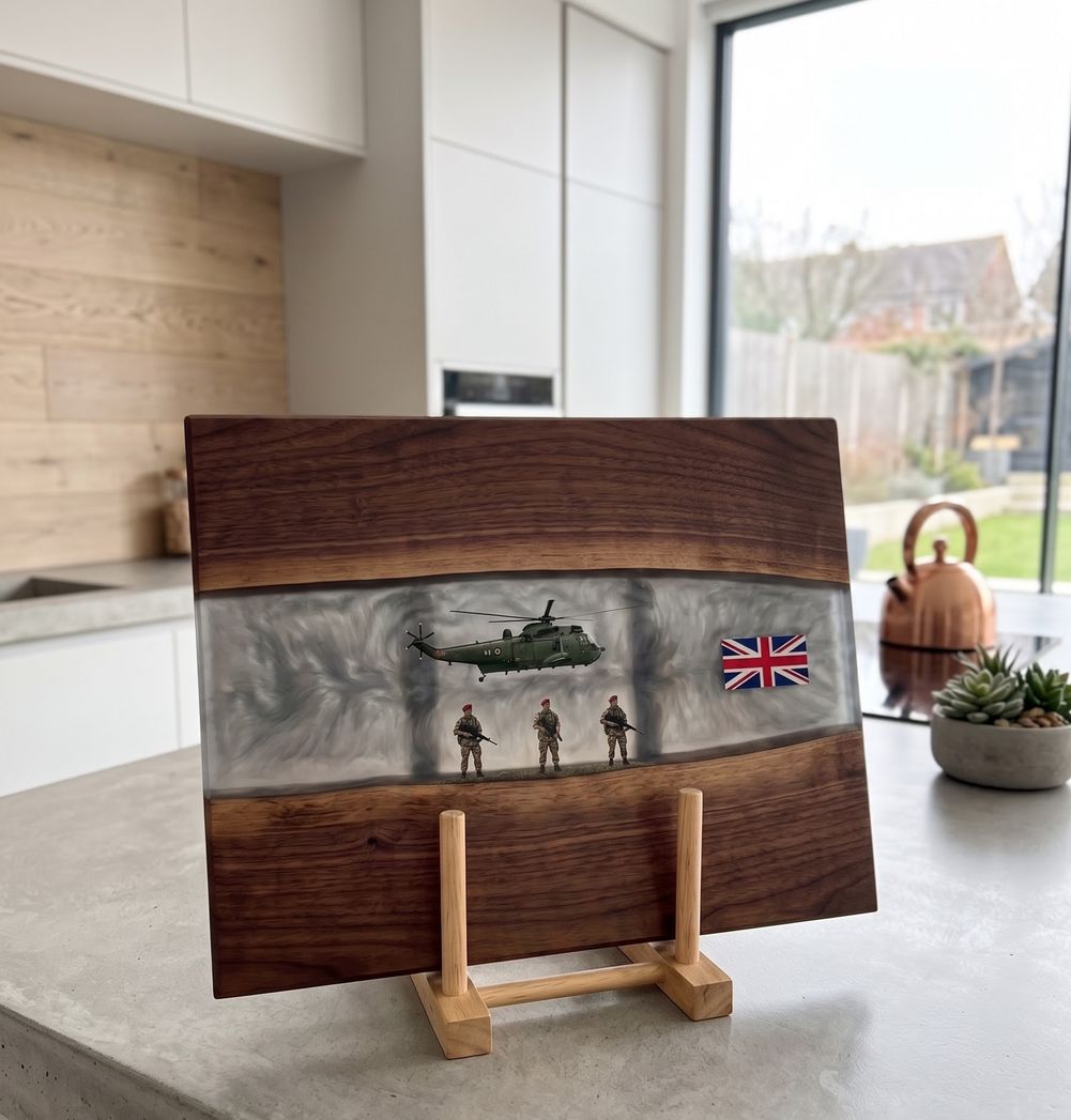 Military Resin Serving Board 6 Military Resin Serving Board