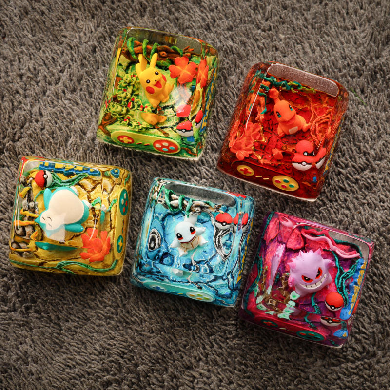 Pokémon Artisan Keycap Set 21 Pokémon Artisan Keycap Set
