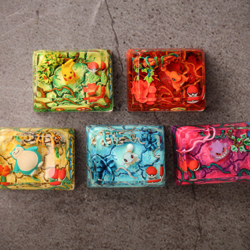 Pokémon Artisan Keycap Set 23 Pokémon Artisan Keycap Set