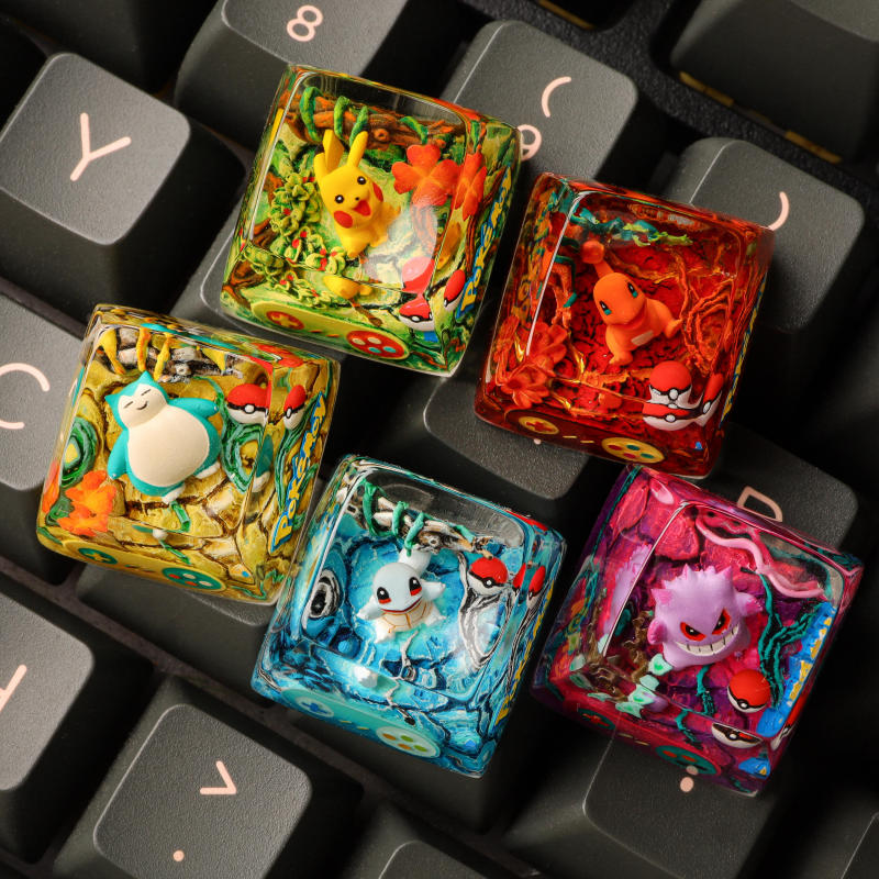 Pokémon Artisan Keycap Set 25 Pokémon Artisan Keycap Set