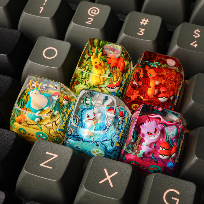 Pokémon Artisan Keycap Set 26 Pokémon Artisan Keycap Set