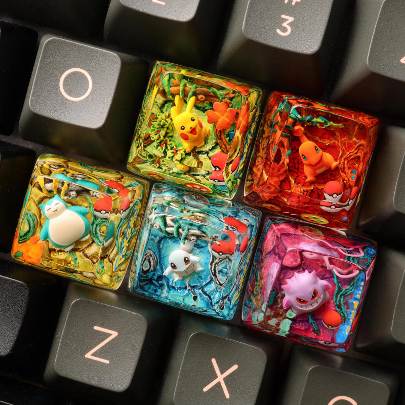 Pokémon Artisan Keycap Set 27 Pokémon Artisan Keycap Set