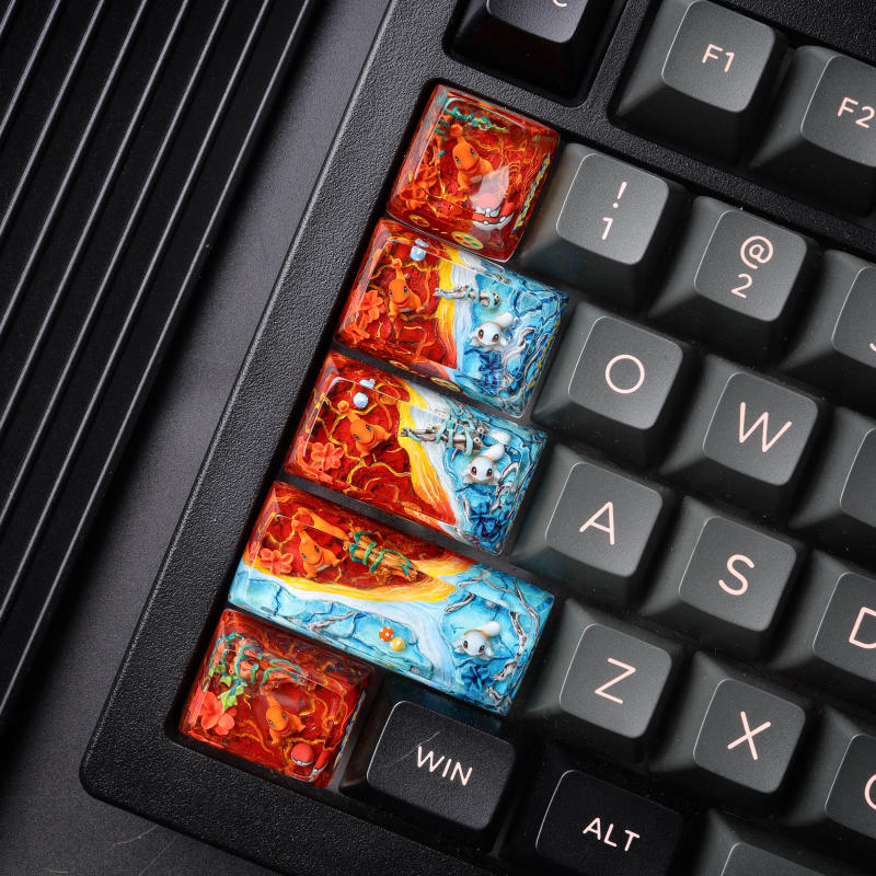 Pokémon Artisan Keycap Set 7 Pokémon Artisan Keycap Set