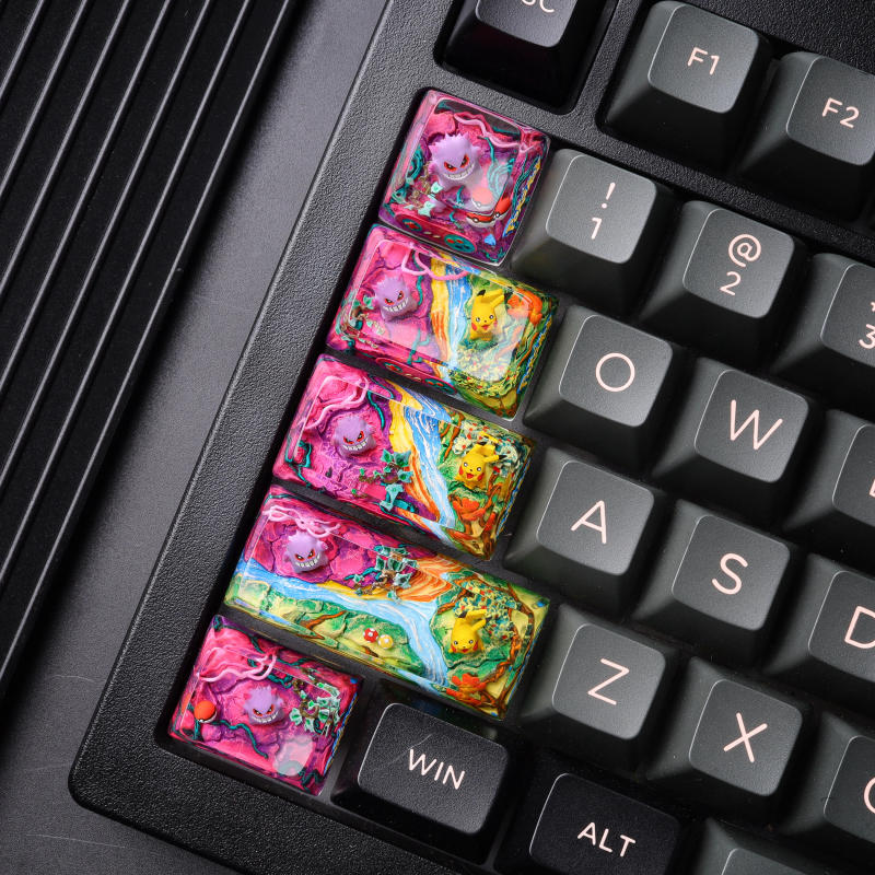 Pokémon Artisan Keycap Set 9 Pokémon Artisan Keycap Set