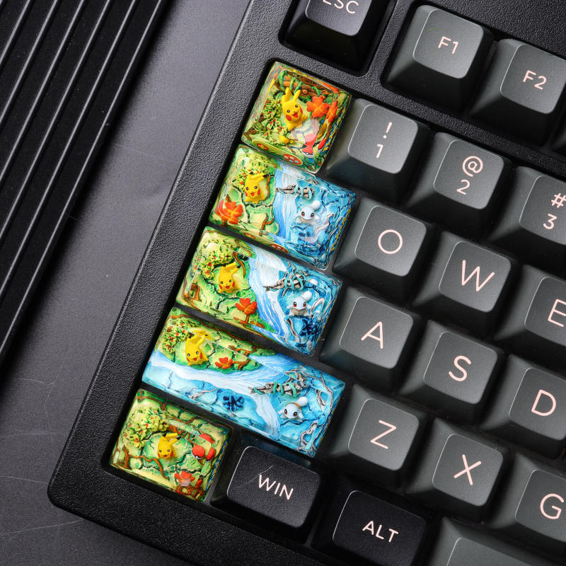 Pokémon Artisan Keycap Set 10 Pokémon Artisan Keycap Set
