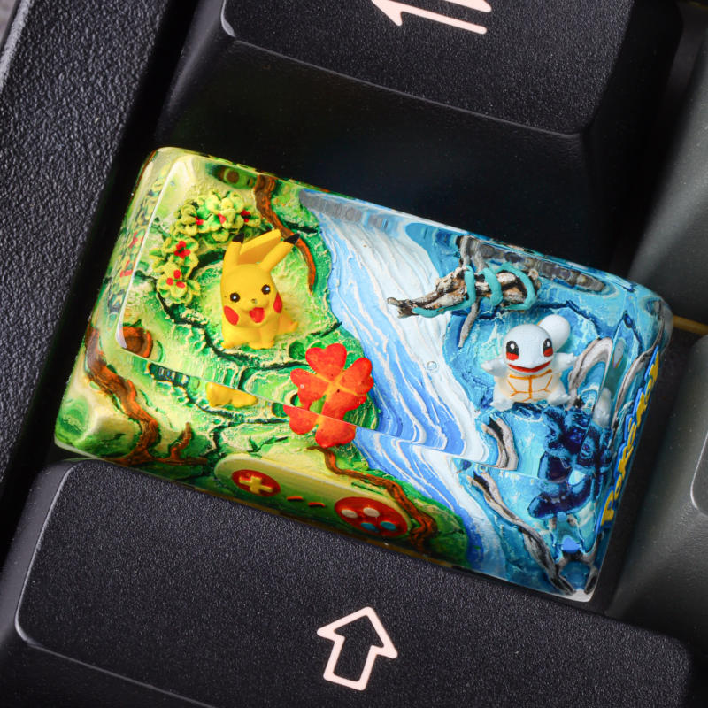 Pokémon Duo Artisan Caps Lock Keycap 2 Pokémon Duo Artisan Caps Lock Keycap
