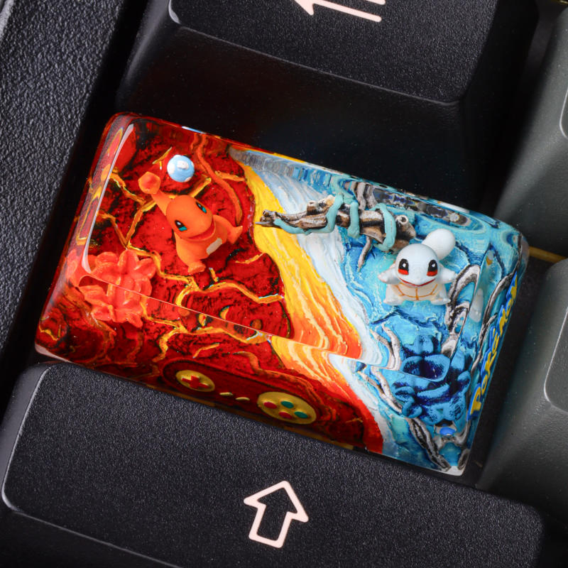 Pokémon Duo Artisan Caps Lock Keycap 3 Pokémon Duo Artisan Caps Lock Keycap
