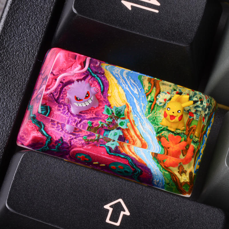 Pokémon Duo Artisan Caps Lock Keycap 6 Pokémon Duo Artisan Caps Lock Keycap
