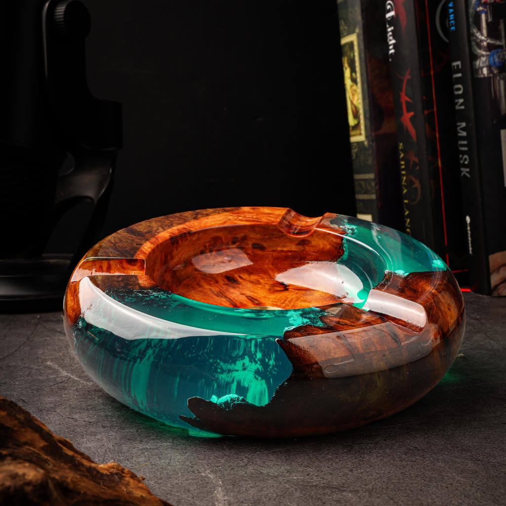 Resin Cigar Ashtray 9 Resin Cigar Ashtray