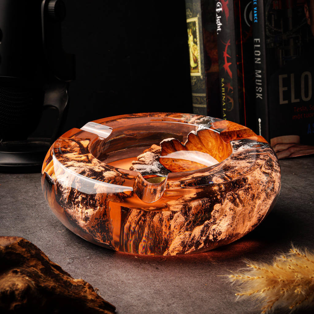 Resin Cigar Ashtray 5 Resin Cigar Ashtray