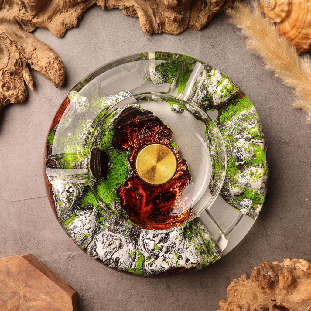 Resin Cigar Ashtray 17 Resin Cigar Ashtray