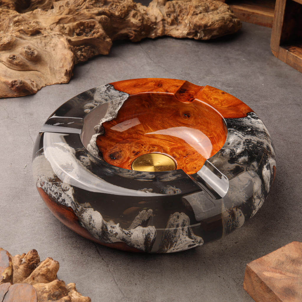 Resin Cigar Ashtray 12 Resin Cigar Ashtray