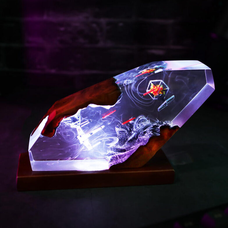 Star Wars TIE Interceptor X-Wings Lamp 1 Star Wars TIE Interceptor X-Wings Lamp
